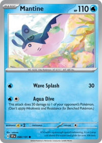 pokemon s v surging sparks mantine 040 191