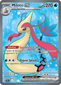 pokemon s v surging sparks milotic ex 217 191 full art