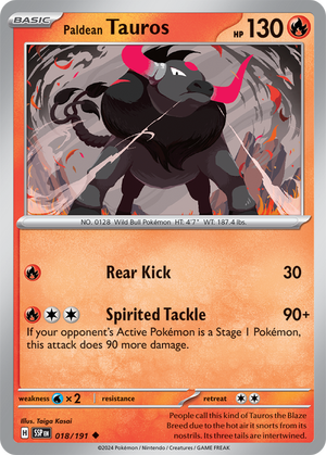 Paldean Tauros - 018-191