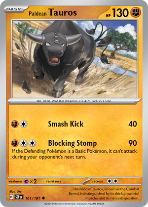Paldean Tauros - 101-191