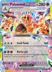 pokemon s v surging sparks palossand ex 091 191