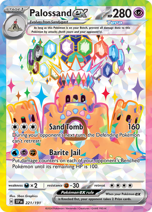 Palossand EX - 221-191 - FULL ART