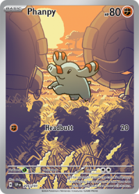 pokemon s v surging sparks phanpy 205 191 illustrator rare