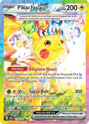 Pikachu EX - 238-191 - Special Illustrator Rare