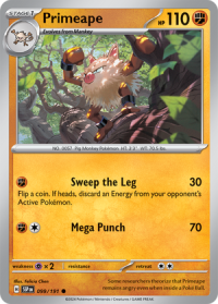 pokemon s v surging sparks primeape 099 191 rh