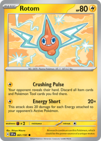 pokemon s v surging sparks rotom 061 191