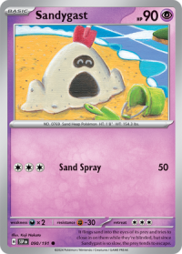 pokemon s v surging sparks sandygast 090 191