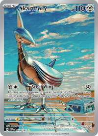 pokemon s v surging sparks skarmory 209 191 illustrator rare