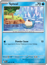 pokemon s v surging sparks spheal 043 191