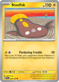 pokemon s v surging sparks stunfisk 064 191