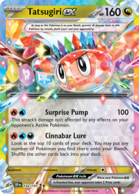 pokemon s v surging sparks tatsugiri ex 142 191