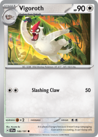 pokemon s v surging sparks vigoroth 146 191