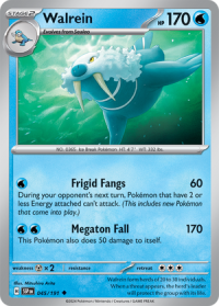pokemon s v surging sparks walrein 045 191