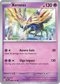 pokemon s v surging sparks xerneas 088 191