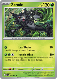 pokemon s v surging sparks zarude 011 191