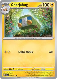 pokemon s v temporal forces charjabug 055 162