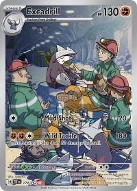 pokemon s v temporal forces excadrill 174 162 illustrator rare