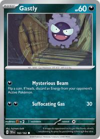 pokemon s v temporal forces gastly 102 162