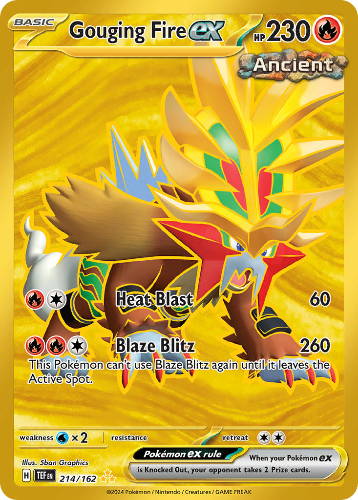 Gouging Fire EX - 214-162 - Secret Rare