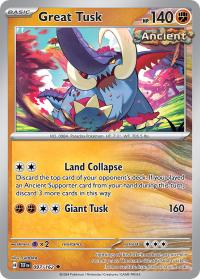 pokemon s v temporal forces great tusk 097 162