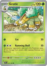 pokemon s v temporal forces grotle 011 162