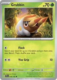 pokemon s v temporal forces grubbin 018 162 rh