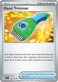 pokemon s v temporal forces hand trimmer 150 162