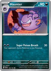 pokemon s v temporal forces haunter 103 162