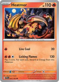 pokemon s v temporal forces heatmor 031 162 rh