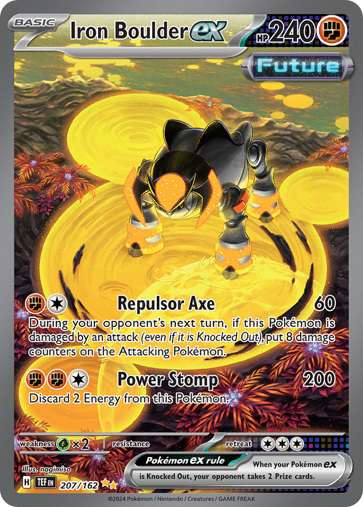 Iron Boulder EX - 207-162 - Special Illustration Rare