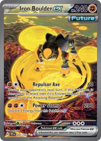 pokemon s v temporal forces iron boulder ex 207 162 special illustration rare