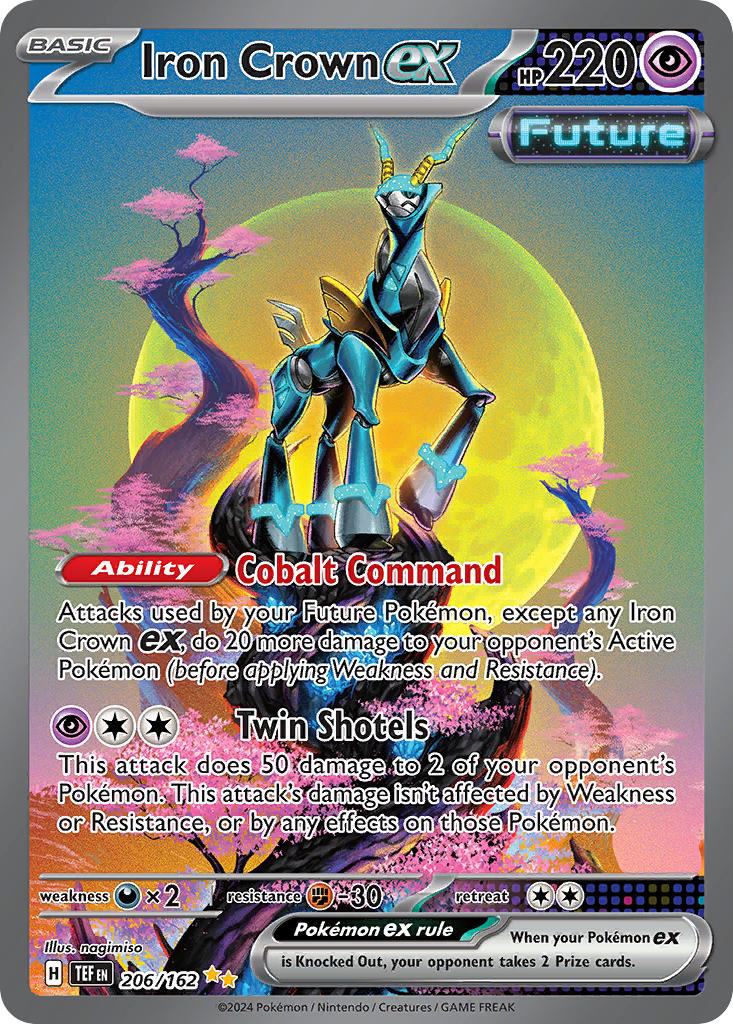 Iron Crown EX - 206-162 - Special Illustration Rare
