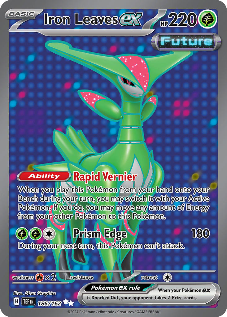 Iron Leaves EX - 186-162 - FULL ART