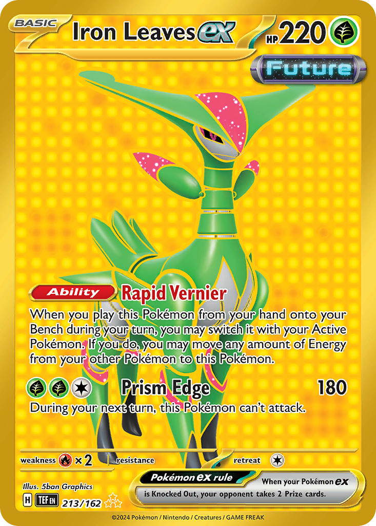 Iron Leaves EX - 213-162 - Secret Rare
