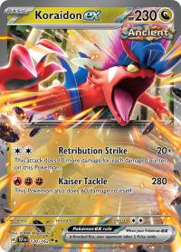 pokemon s v temporal forces koraidon ex 120 162