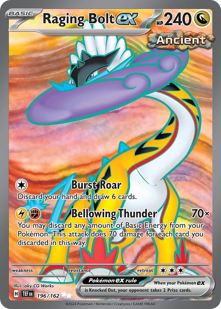 Raging Bolt EX - 196-162 - FULL ART