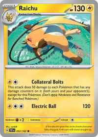 pokemon s v temporal forces raichu 052 162 rh