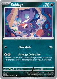 pokemon s v temporal forces sableye 107 162