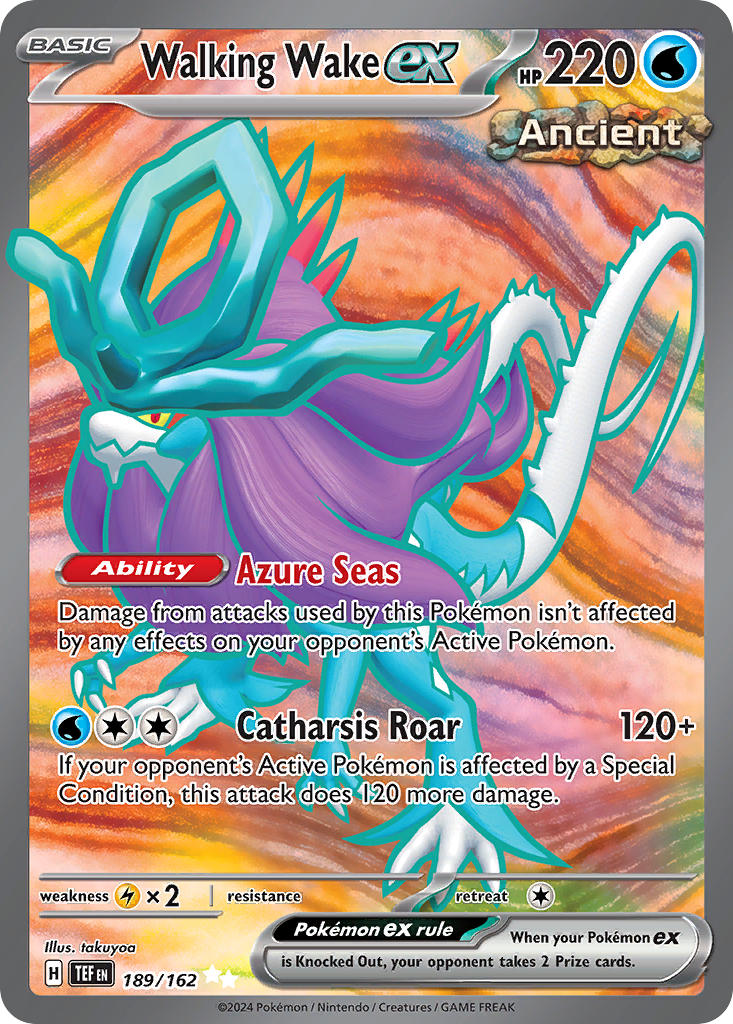 Walking Wake EX - 189-162 - FULL ART