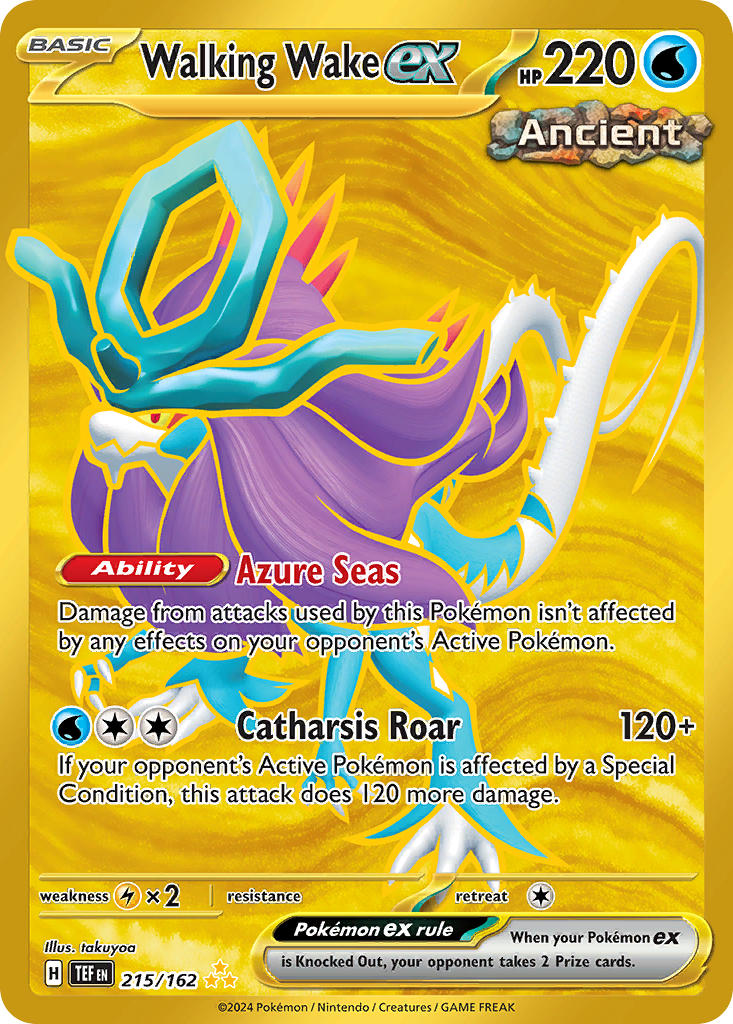 Walking Wake EX - 215-162 - Secret Rare