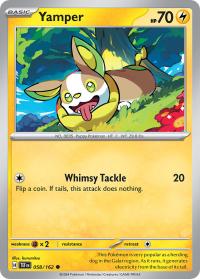 pokemon s v temporal forces yamper 058 162 rh