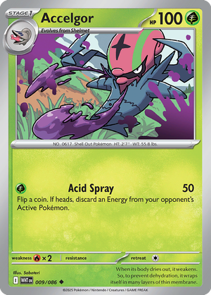 Accelgor - 009-086 (Master Ball)