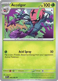 pokemon s v white flare accelgor 009 086 poke ball