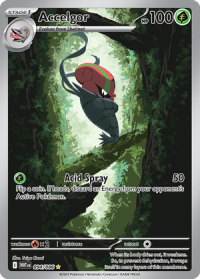 pokemon s v white flare accelgor 094 086 illustrator rare