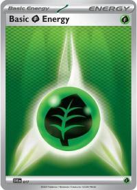 pokemon s v white flare grass energy sve017 foil