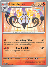 pokemon s v white flare chandelure 018 086 poke ball