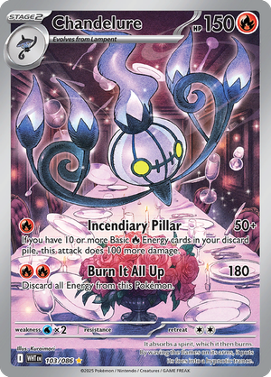 Chandelure - 103-086 - Illustrator Rare