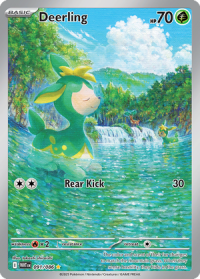pokemon s v white flare deerling 091 086 illustrator rare
