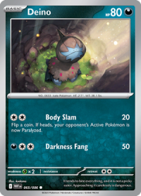 pokemon s v white flare deino 065 086 poke ball
