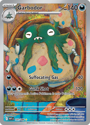 Garbodor - 141-086 - Illustrator Rare